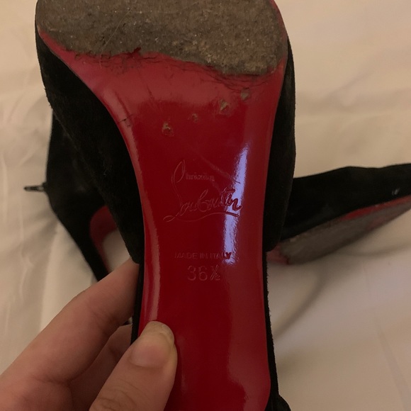 AUTHENTIC WOMEN LOUBOUTIN ROSAS 85 6.5 - Picture 7 of 8